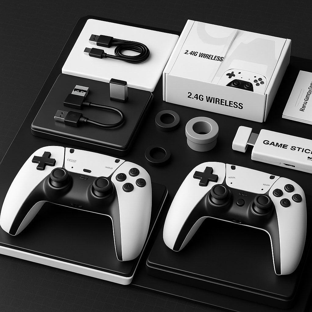 PlayStick Retro Game Console - 30,000+ Classic Games in 1 Plug-&-Play Device