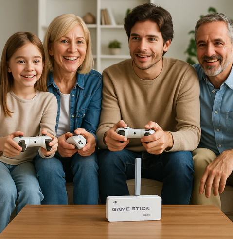 PlayStick Retro Game Console - 30,000+ Classic Games in 1 Plug-&-Play Device