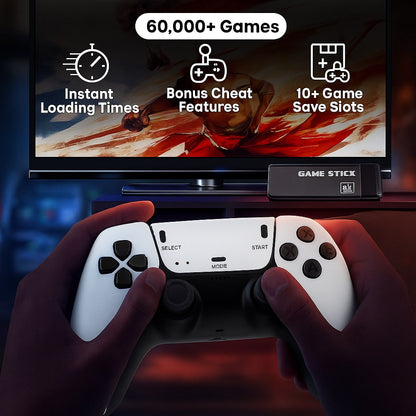 PlayStick Retro Game Console - 30,000+ Classic Games in 1 Plug-&-Play Device