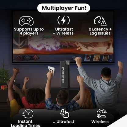 PlayStick Retro Game Console - 30,000+ Classic Games in 1 Plug-&-Play Device